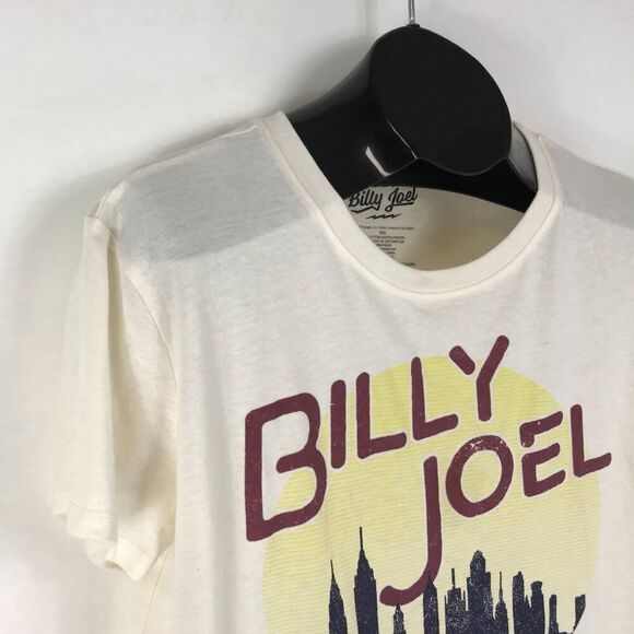 Billy Joel Live Piano Graphic Tee Juniors' Plus XXL Crew Neck Short Sleeve Music - Picture 4 of 8